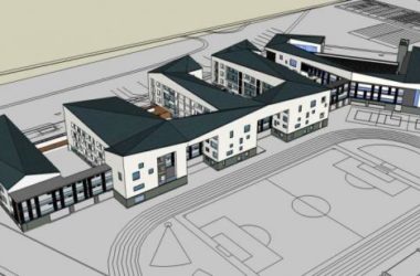Multi-Story School Building in New Chinese Style | SketchUp Educational Architecture Model-BIM WORLD