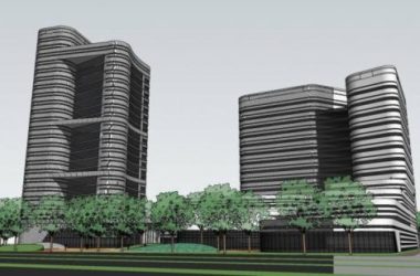Modern High-Rise Hotel and Office Model in SketchUp-BIM WORLD