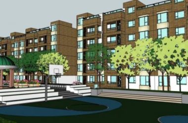 SketchUp Model of a European-Style High-Rise Residential Community with Landscape-BIM WORLD