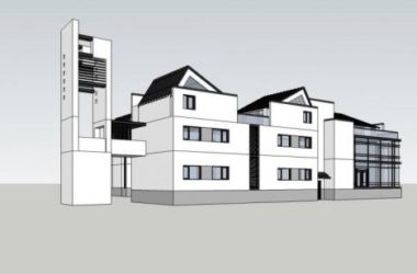 SketchUp Business Model: Multi-Story Clubhouse and Commercial Building in Contemporary Chinese Style-BIM WORLD
