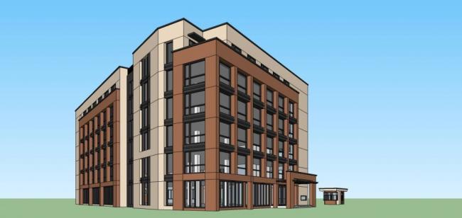 Sketchu Industrial Building: Modern Multi-Story Commercial Architecture