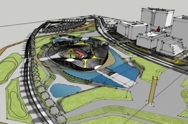 SketchUp Cultural Model: Multi-Story Science and Technology Museum in Modern Architectural Style-BIM WORLD