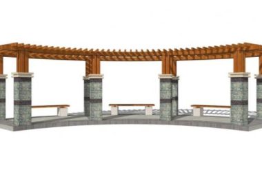 SketchUp Material Model: New Chinese-Style Corridor and Landscape Components-BIM WORLD