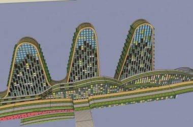 Modern High-Rise Office and Commercial Complex with Ecological Design and Unique Architecture-BIM WORLD