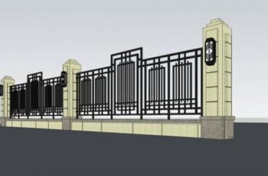 Neoclassical SketchUp Materials: Building Components, Walls, and Guardrails-BIM WORLD