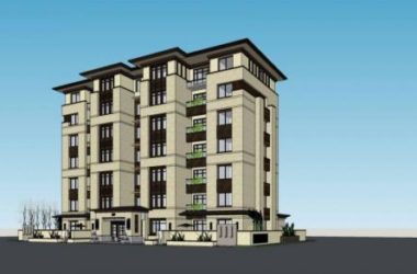 SketchUp Residential Design | Multi-Story Chinese-Style Apartment Building-BIM WORLD