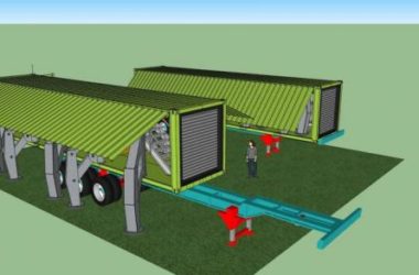 Modern Single-Story Container Home Residential Model in SketchUp-BIM WORLD