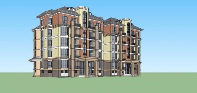 SketchUp Residential Design: Multi-Story European Classical Garden House
