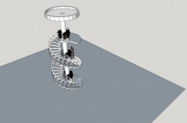 SketchUp Material Models: Rotating Stairs and Component Textures-BIM WORLD