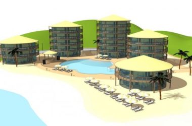 Modern Multi-Story Beach Resort Hotel Model in SketchUp-BIM WORLD