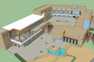 SketchUp Hotel Model Featuring an Original Ecological Village, Multi-Story Clubhouse, and Inn-BIM WORLD