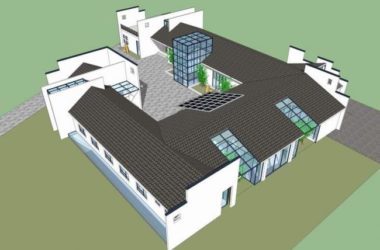 SketchUp Business Model: Multi-Story Clubhouse, Inn, and Chinese-Style Homestay-BIM WORLD