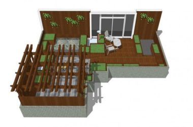 Modern Courtyard Landscape Design in SketchUp-BIM WORLD