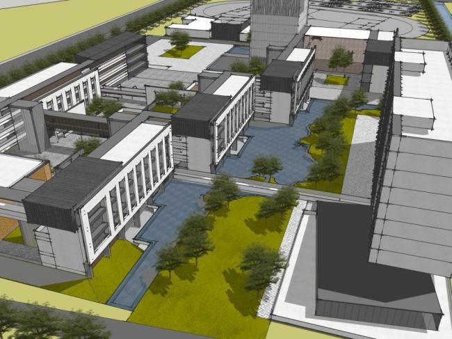 Modern Multi-Story School Campus Design | Teaching Building & Educational Architecture in SketchUp
