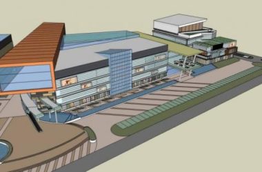 SketchUp Business Model: Modern Multi-Story Shopping Mall and Commercial Building Design-BIM WORLD