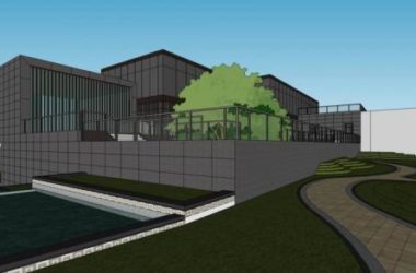 SketchUp Business Model: Multi-Story Clubhouse and Modern Commercial Building Design-BIM WORLD