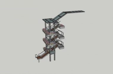 SketchUp Material Models: Building Components, Stairs, and Multi-Story Designs-BIM WORLD