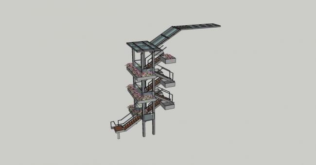 SketchUp Material Models: Building Components, Stairs, and Multi-Story Designs