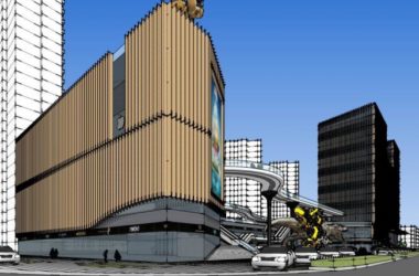 Modern Multi-Story Commercial Complex in SketchUp: Detailed Model Showcase-BIM WORLD