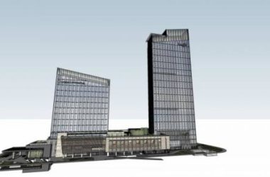 Hangzhou Longhu Xiasha Intercontinental Hotel: Modern Super High-Rise Office Model in SketchUp-BIM WORLD
