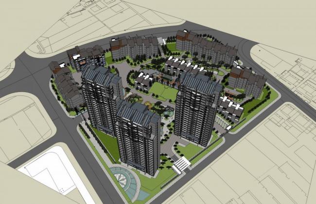 Residential SketchUp Models: High-Rise Communities, Townhouses, Garden Villas, Apartments, and Chinese-Inspired Designs