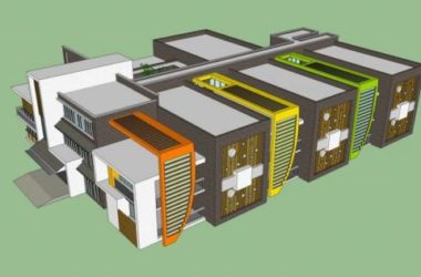 Modern Multi-Story Kindergarten Design | Educational Architecture by SketchUp School-BIM WORLD