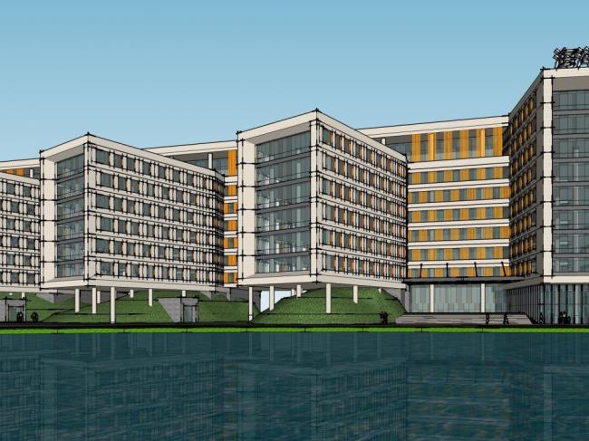 Modern Multi-Story School Model | Teaching Building & Educational Campus in SketchUp