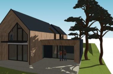 Modern Small Residence SketchUp Model | Villa and Garden Home Design-BIM WORLD