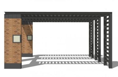 SketchUp Model: Corridor Design in Modern Chinese Style-BIM WORLD