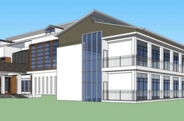 SketchUp Business Model: Multi-Story Clubhouse in New Chinese Style Commercial Architecture-BIM WORLD