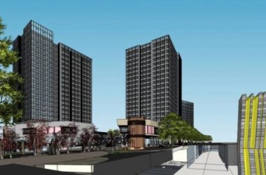 Modern High-Rise Commercial Complex with Office Hotel and Retail Podium in SketchUp-BIM WORLD