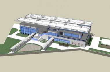 Modern Multi-Story University Library and Cultural Center | SketchUp Architectural Model-BIM WORLD