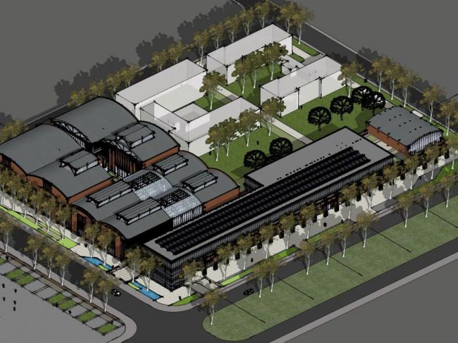 Sketchu Industrial Factory | Modern Multi-Story Industrial Building Design