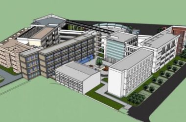 Changjiang University College of Arts: Modern Multi-Story School Model in SketchUp-BIM WORLD