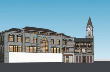 SketchUp Business Model: Multi-Story Small Commercial Building in Republic of China Style-BIM WORLD