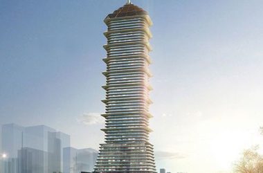 Modern Super High-Rise Office and Hotel Tower Design in SketchUp-BIM WORLD