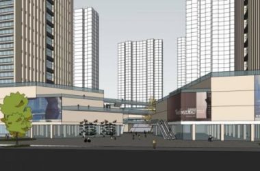 SketchUp Complex Model: Twin Tower High-Rise Commercial Concept with Modern Hotel, Office, and Retail Spaces-BIM WORLD
