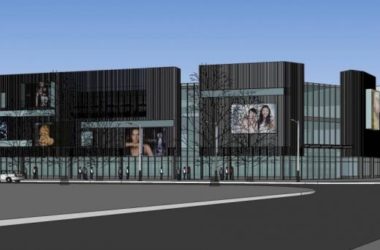 SketchUp Business Model: Modern Multi-Story Shopping Mall Commercial Building-BIM WORLD