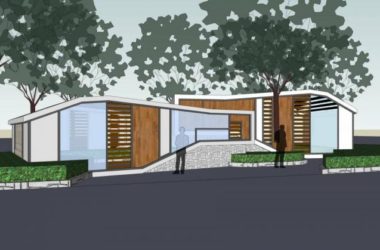 Modern Single-Story Public Toilet Sketchup Model-BIM WORLD