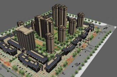 SketchUp Complex Model: High-Rise Residential, Hotel, Office, and Commercial Podium in Neoclassical Style-BIM WORLD