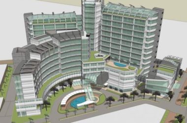 Modern Multi-Story High-Rise Hybrid Hospital Model in SketchUp – Philippine Obstetrics Medical Building-BIM WORLD