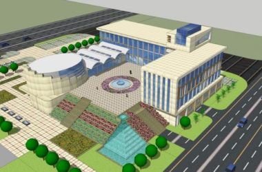 Modern Multi-Story University Library: A Cultural Architecture SketchUp Model-BIM WORLD