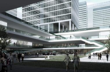 Modern High-Rise Office and Hotel Model in SketchUp-BIM WORLD