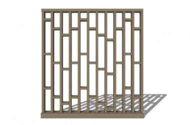 SketchUp Material Model: Chinese Iron Gate Components and Textures-BIM WORLD