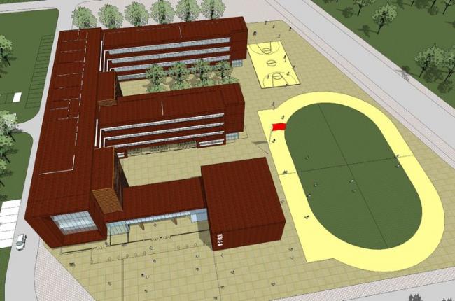 Modern Multi-Story Elementary School Design | Educational and Teaching Facility