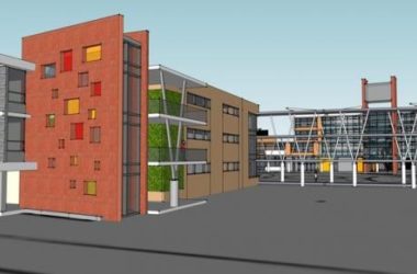 Modern Multi-Story School Building Model | Educational Architecture in SketchUp-BIM WORLD