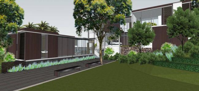 Villa Landscape Design in New Chinese Style | SketchUp Model