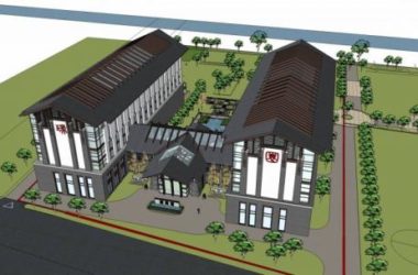 SketchUp Multi-Story Hotel Model Featuring Traditional Chinese Design-BIM WORLD