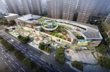 SketchUp Complex Model: Multi-Story Modern Commercial Center at Wanda Plaza-BIM WORLD