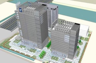 Modern High-Rise Office Building Model in SketchUp-BIM WORLD